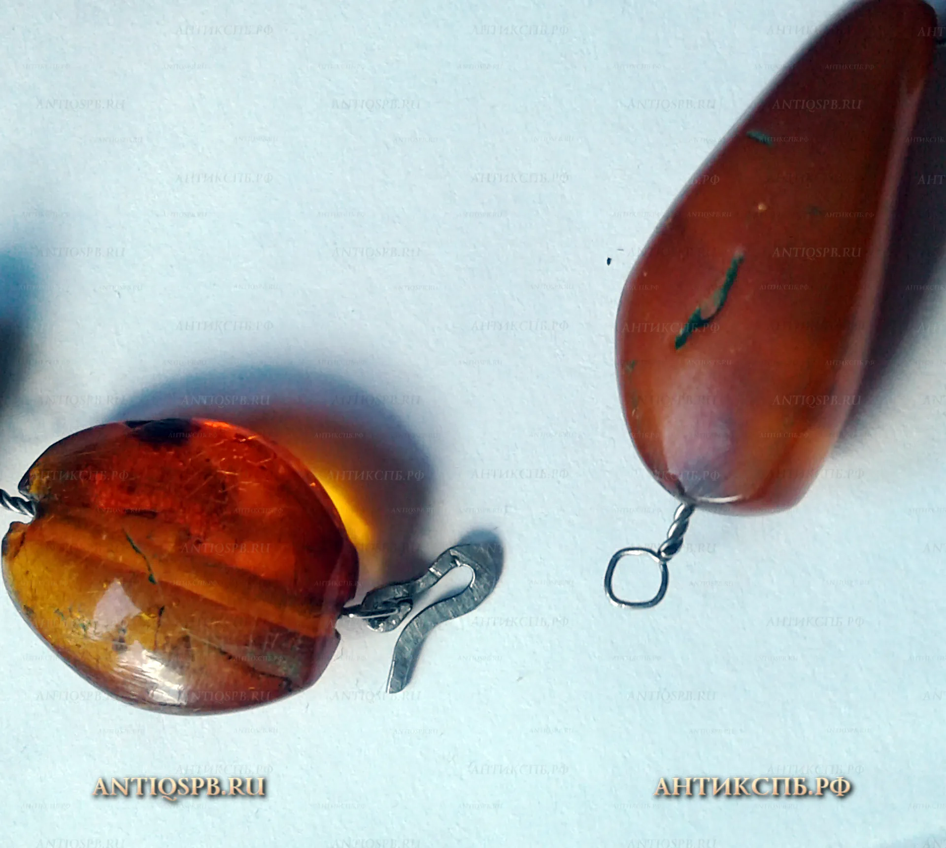 Бусы женские из янтаря. Вт. пол. ХХ века. №21160